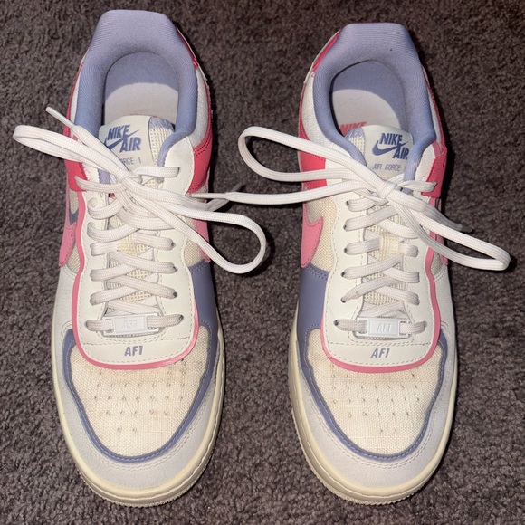 Lavender And Pink NIKE Airforce 1s